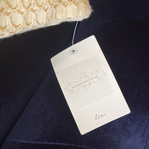 NEW WITH TAGS! Anthropologie hand crotcheted pillow - Picture 2 of 10